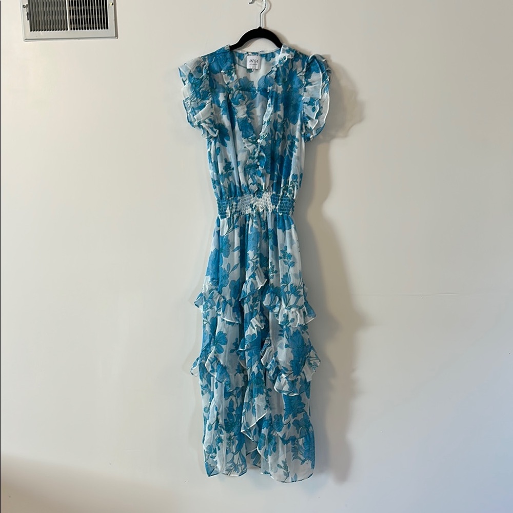 Floral Blue Dress